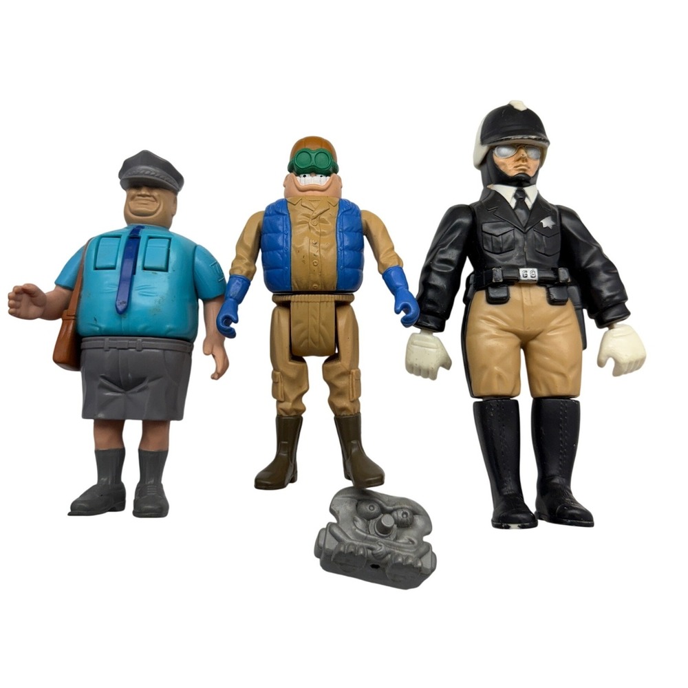 Vintage 1988 Kenner The Real Ghostbusters Haunted Humans Action Figure‎ Lot of 3
